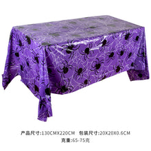 Load image into Gallery viewer, Party Christmas Halloween Thin Party Event Decoration Tablecloth Background Wall Layout
