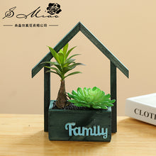 Load image into Gallery viewer, Artificial Plant Wood Combination Bonsai Home Decoration Artificial Flowers Desktop Decoration Factory Direct Sales Artificial Flower Wall Hanging
