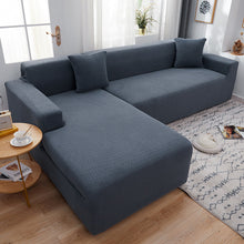 Load image into Gallery viewer, Polar Fleece Sofa Cover All-Inclusive Stretch Pure Color Thickened Modern Simple Imperial Concubine Cover Seat Cover Lazy Combination
