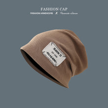 Load image into Gallery viewer, Hat Women's Spring and Autumn Pile Heap Cap Thin Street All-Match Knitted Hat Waffle Loose
