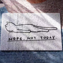 Load image into Gallery viewer, Hallway Mat Cartoon Kitten Mat Door Mat Entry Door Carpet Wire Ring Non-Slip Mat
