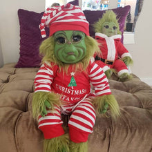 Load image into Gallery viewer, Christmas Grinch Doll Toy Latex Doll Latex Mask Headgear Props
