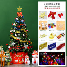 Load image into Gallery viewer, Christmas Tree Set 1.5, 1.8, 2.1M Shopping Mall Home Luminous Christmas Decoration Christmas Tree Set
