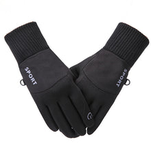 Load image into Gallery viewer, Cycling Fleece-Lined Thermal Touch Screen Windproof Waterproof Cold-Proof Non-Slip Outdoor Cycling Gloves
