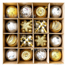 Load image into Gallery viewer, Christmas Decoration 6cm Electroplating Ball Plastic Ball Shaped Painted Christmas Ball Gift Christmas Tree Pendant
