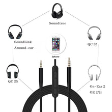 Load image into Gallery viewer, Applicable to Bose QC25 QC35 Second Generation Qc45 NC700 Cable Cable 2.5 to 3.5 Headset Cable
