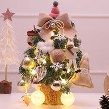Load image into Gallery viewer, Mini Christmas Tree Small Desktop Decoration Diy60cm Christmas Tree Pink Luminous Package Christmas Decoration
