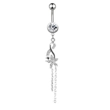 Load image into Gallery viewer, Belly Ring Creative Exquisite Zircon Navel Stud Piercing Jewelry
