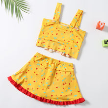 Load image into Gallery viewer, Girl's Swimsuit Student Summer Princess Skirt Split
