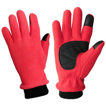 Load image into Gallery viewer, Warm Gloves Autumn and Winter Outdoor Men and Women Touch Screen Windproof Fleece Gloves
