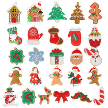 Load image into Gallery viewer, Christmas New Gingerbread Man Christmas Ornaments Christmas Snowflake Christmas DIY Snowman Pendant
