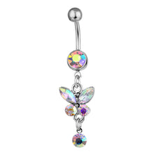 Load image into Gallery viewer, Piercing Jewelry Butterfly Hanging Ornament Belly Ring Navel Stud
