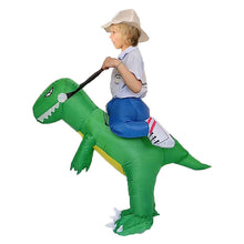 Load image into Gallery viewer, Children's Inflatable Clothing Dinosaur Festival Performance Competition Little Dinosaur Inflatable Clothing Pack Toddler Riding
