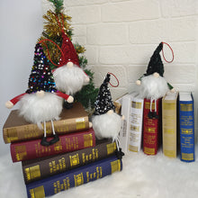 Load image into Gallery viewer, Christmas Long Leg Faceless Light-Emitting Doll Sequin Hat Dwarf Forest Doll Doll Pendant

