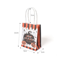 Load image into Gallery viewer, 10PCs Halloween Candy Paper Bag Mini Color White Halloween Theme Party Gifts Paper Bag
