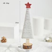 Load image into Gallery viewer, Christmas Gift Decoration Wooden Wool Felt Cute Santa Claus Christmas Tree Desktop Decoration Kids Gift
