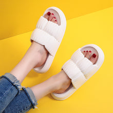 Load image into Gallery viewer, Slip-on Slippers for Men Summer Household Bathroom Anti-Slip Household Indoor Outdoor Platform Slippers for Women

