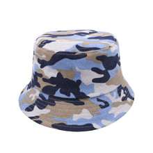 Load image into Gallery viewer, Outdoor Sun-Shade Sun Protection Children's Camouflage Bucket Hat
