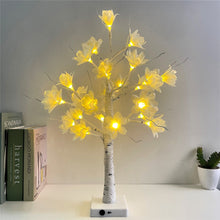 Load image into Gallery viewer, LED Artificial Tree Lights Colored Lights Christmas Festival Room Bedside Decorative Table Lamp Silver Birch Small Night Lamp
