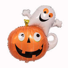 Load image into Gallery viewer, Ghost Festival Decoration Balloon Set Cartoon Bat Pumpkin Head Party Arrangement Halloween Balloon Balloon
