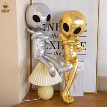 Load image into Gallery viewer, Boby Cute Pu Bright Leather Alien Doll Plush Toy Creative Funny
