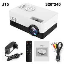 Load image into Gallery viewer, J15 Mini Projector Home HD Children Entertainment Portable Video Projector
