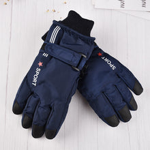 Load image into Gallery viewer, Gloves Children's Outdoor Cycling Waterproof Medium and Large Children's Waterproof Non-Slip Velvet Thickening Warm Supermarket
