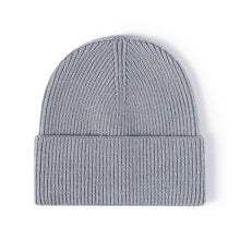 Load image into Gallery viewer, Autumn and Winter Outdoor Black Brimless Men's Knitted Hat Big Head Circumference Fashion Beanie Hat Warm Thickened
