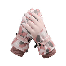 Load image into Gallery viewer, Gloves Women's Winter Warm Waterproof Fabric Full Palm Touch Screen Girls Outdoor Riding Cold-Proof Windproof
