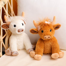 Load image into Gallery viewer, Highland Cow Cute Yak Doll Scottish Highland Yak Plush Toy
