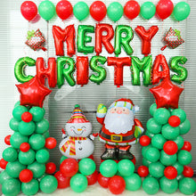 Load image into Gallery viewer, Christmas Balloon Set Latex Balloon Chain Arch Christmas Decoration Balloon
