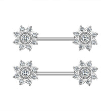 Load image into Gallery viewer, Zircon Nipple Ring Adhesive Nail Factory Piercing Jewelry
