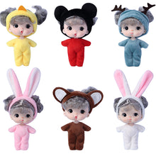 Load image into Gallery viewer, Ob11 Doll Pajamas Diary 11cm Mini Confused Doll Barbie Doll Toy
