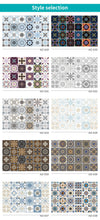 Load image into Gallery viewer, 24 Pcs/set Mandala Simulation Tile Sticker Home Renovation Kitchen and Bathroom Decoration Self-Adhesive Peel off the Wall Sticker
