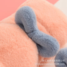 Load image into Gallery viewer, Shengqi Winter New Children's Flip Gloves Cute Rex Rabbit Fur plus Velvet Thickened Students Warm-Keeping
