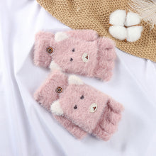 Load image into Gallery viewer, Women's Winter Cycling Gloves Windproof Warm and Cute Cartoon Deer Gloves Korean Ins Winter Hand
