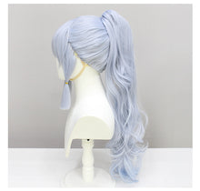 Load image into Gallery viewer, Original God Wig God Lihua Cos Wig Modeling Role Style Light Silver Single Ponytail Cosplay Wig
