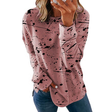 Load image into Gallery viewer, Women's Loose All-Matching Graffiti Printing Sweater
