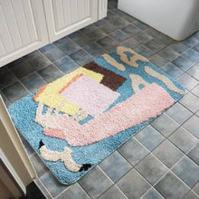 Load image into Gallery viewer, Art Design Carpet Bedroom Bathroom Door Absorbent Floor Mat Carpet Bathroom Foot Mat Door Mat Non-Slip Mat
