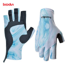 Load image into Gallery viewer, Summer New Fishing Gloves Exposed Five-Finger Lycra Transfer Lure Gloves
