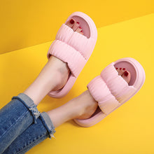 Load image into Gallery viewer, Slip-on Slippers for Men Summer Household Bathroom Anti-Slip Household Indoor Outdoor Platform Slippers for Women
