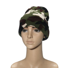 Load image into Gallery viewer, 2023 Woolen Cap Autumn and Winter New Outdoor Leisure Ski Cap Beanie Hat Warm Jacquard Camouflage Knitted Hat Men
