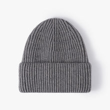 Load image into Gallery viewer, Winter Outdoors Fashion Simple Men's Knitted Hat Light Board Warm Beanie Hat Female Thickened Student Wool Hat
