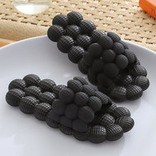 Load image into Gallery viewer, Slippers Women's Summer Indoor and Outdoor Couple Bathroom Massage TikTok Lychee Slippers Men and Women One Pedal Shoes
