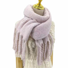 Load image into Gallery viewer, Autumn and Winter Scarf Women's Thick Circle Yarn Warm Men and Women All-Matching Scarf Student Tassel Shawl
