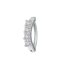 Load image into Gallery viewer, Navel Stud Glossy Stainless Steel Zircon Butterfly Male Umbilical Ring Piercing Jewelry
