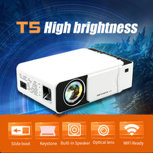 Load image into Gallery viewer, T5 Home HD Mini Portable Overhead Projector LED Android WiFi Smartphone Projector
