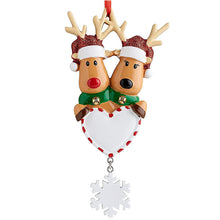 Load image into Gallery viewer, Christmas Resin Elk Love DIY Christmas Tree Pendant Christmas Decorations

