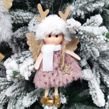 Load image into Gallery viewer, Christmas Antlers Girl Pendant Antlers Angel Ornaments Christmas Decorations Christmas Gifts Little Doll
