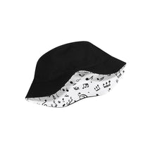 Load image into Gallery viewer, Musical Note Pattern Reversible Fisherman Hat Female Summer Outdoor Travel Sun Hat Sun Protection Bucket Hat
